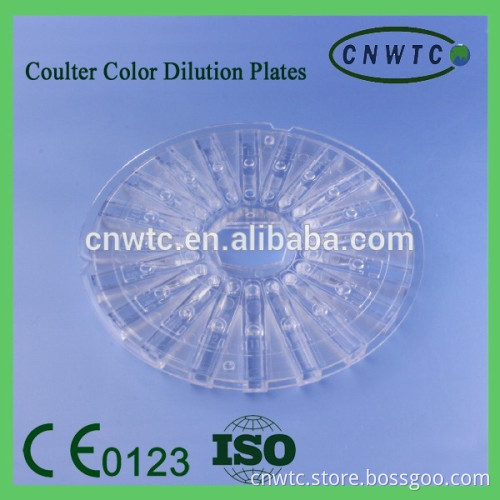 Coulter Color Dilution Plates